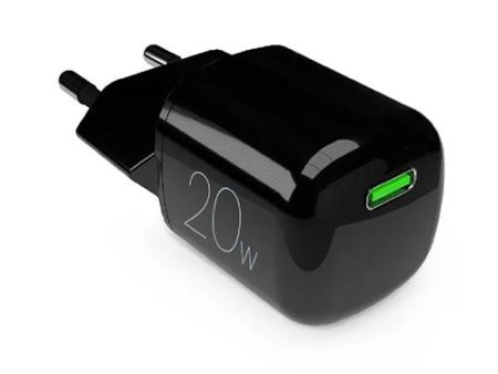 Carregador GaN USB-C Puro MiniPro 20W - Preto Fashion