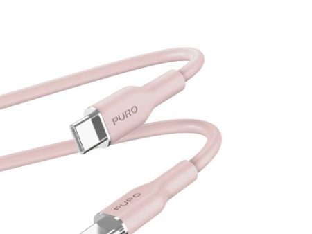 Cabo USB-C Puro Soft 1.5m - Rosa Sale