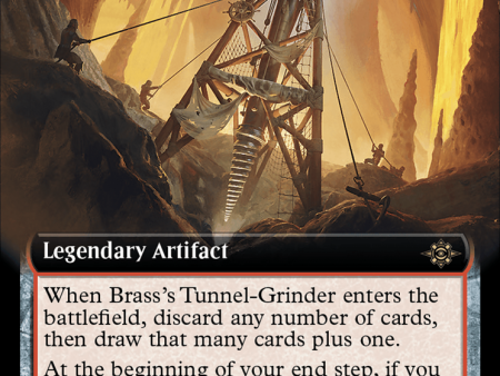 Brass s Tunnel-Grinder    Tecutlan, The Searing Rift (Extended Art) [The Lost Caverns of Ixalan] Cheap