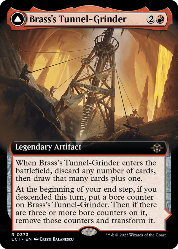 Brass s Tunnel-Grinder    Tecutlan, The Searing Rift (Extended Art) [The Lost Caverns of Ixalan] Cheap