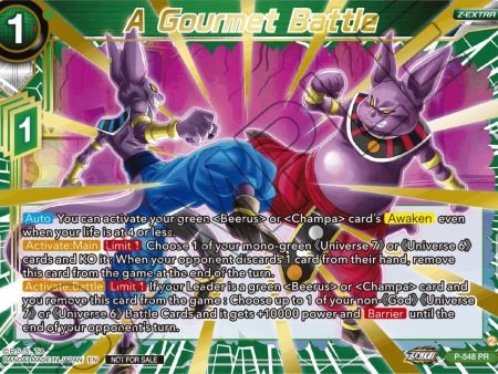 A Gourmet Battle (Championship Z Extra Card Pack 2023) (P-548) [Tournament Promotion Cards] For Cheap