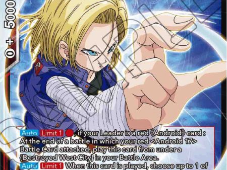 Android 18, Perpetual Motion Machine (BT23-027) [Perfect Combination] For Sale