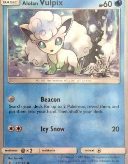 Alolan Vulpix (21 145) (Infinite Force - Diego Cassiraga) [World Championships 2017] Sale